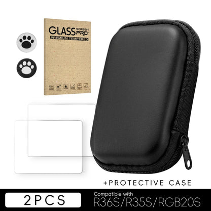 DATA FROG R36S Screen Protector Tempered Glass Protector for R35S RGB20S Retro Handheld Game Console Accessories