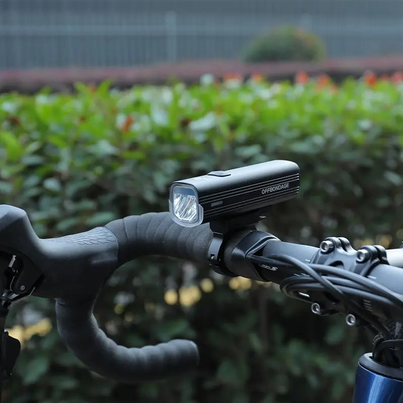 OFFBONDAGE Bicycle Light 1000Lumen Bike Headlight Cycling Front Lamp Flashlight Handlebar USB Charging MTB Road Light Highlight