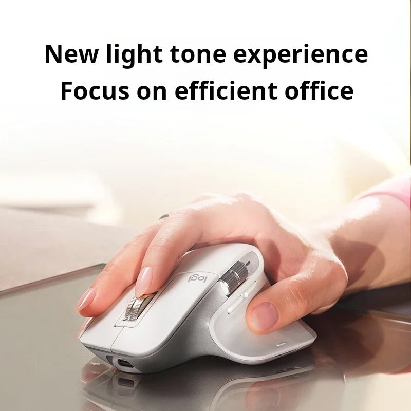 Logitech MX Master 3S Wireless Bluetooth Mouse Business Office Softtone Mouse Ergonomic Business Office Mouse