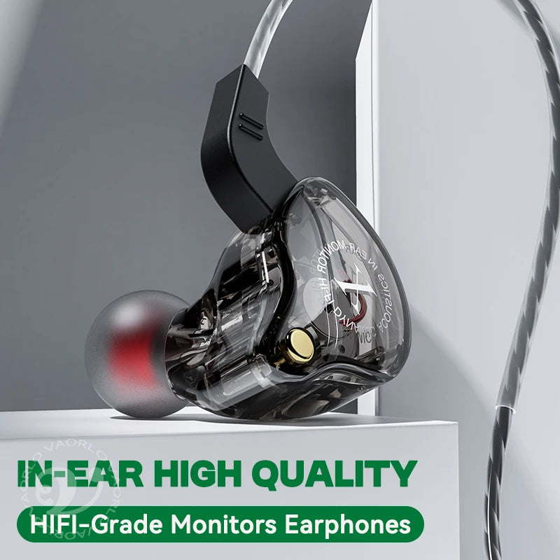Mobile Wired Headphones Heavy Bass 3.5mm For Phone Earphones Stereo In Ear Headphones with Mic Earbuds Hifi Music Sport Headset