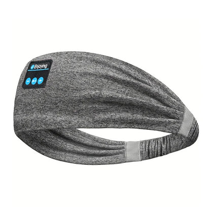Wireless Bluetooth Headband Sleeping Headphones Sports Earphone/Headscar Music Hat with HD Stereo Speakers Eye Mask  for Side Sl