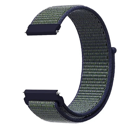 20mm 22mm Nylon Loop Strap For Garmin Forerunner 55 165 265 965 255 Active 5/Vivomove Trend/Vivoactive 5/Venu 3/2 Bracelet Belt