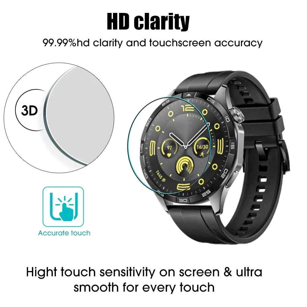 Screen Protector for Huawei Watch GT 6 5 4 3 2 GT5 GT6 Pro Runner 41MM 42MM 46MM SmartWatch Glass Protective Film for GT6 Cover