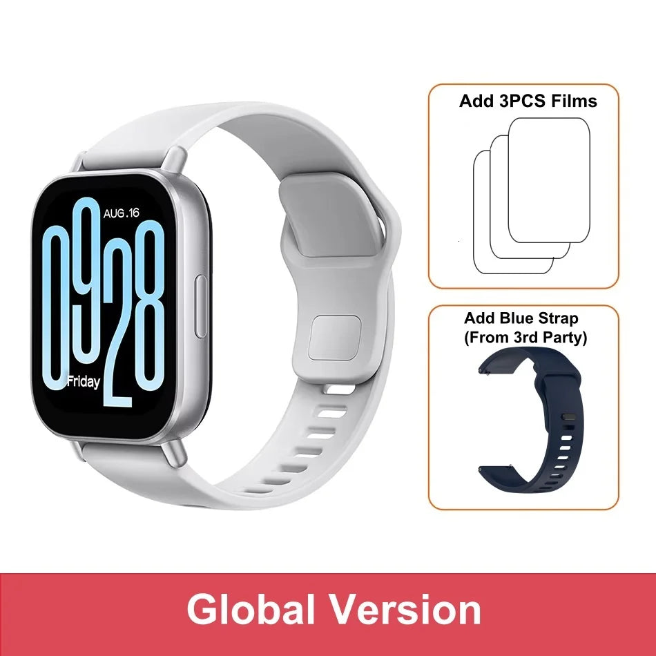 【Brand+】Global Version Xiaomi Redmi Watch 5 Active 2'' Display Up to 18 days of battery life 140+ Workout Modes Bluetooth