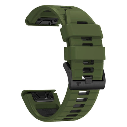 22 26MM Silicone WatchBand Strap For Garmin Fenix 7 7X 6X 6 Pro 5 5X Plus Epix Gen2 Enduro 2 WristStrap QuickFit Release Bracele