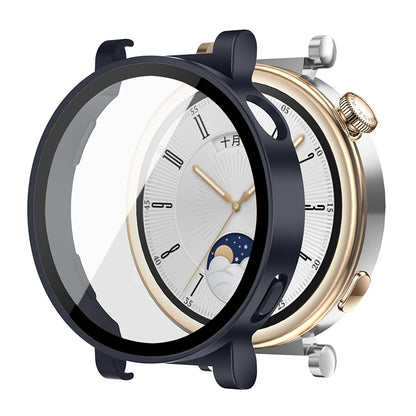 Tempered Glass+Case For Huawei Watch GT4 46mm Full Coverage Bumper Screen Protector Cover For Huawei Watch GT 4 41mm Accessories