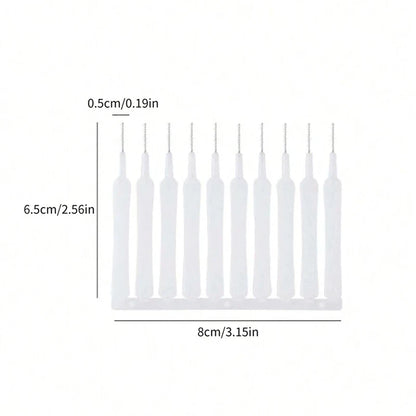 10-40PCS Shower Head Cleaning Brush Anti-clogging Micro Nylon Brush Cleaning Tool for Bathroom Kitchen Phone Hole