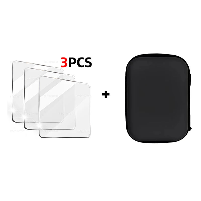 4 IN 1 Case+Screen Protector For R36S Game Console Tempered Glass Film Travel Carrying Storage Bag For Anbernic R36S Accessories