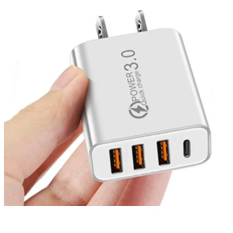 20W USB Charger QC 3.0 Type C PD Fast Charge For iPhone 12 13 Max Samsung S21 Huawei Xiaomi Mobile Phone EU/US Plug Wall Charger