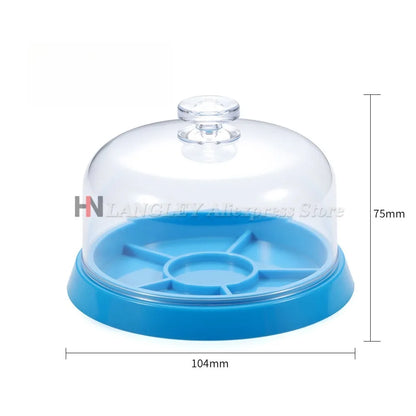Watch Dust Sheet Cover with Tray Watch Movement Repair Tool Jewelry tools Spare Protector for Watchmaker Repair Tool Box 6 Slots