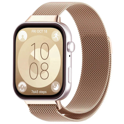 Milanese Loop Band For Huawei Watch FIT 4 pro-Fit 4 Strap Magnetic stainless steel correa for Huawei Fit 3 Fit4 bands Accessorie