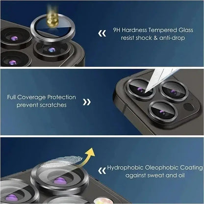 1pcs Metal Camera Lens Protector For iPhone 11 12 13 14 15 16 Pro Max 14 Plus 13 12 Mini Ziai Camera Glass on iPhone 14 Pro Max