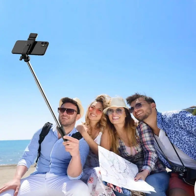 Selfie Stick Tripod With Bluetooth Wireless Remote Beauty Fill Light Phone Holder Stand Universal For All Smartphones