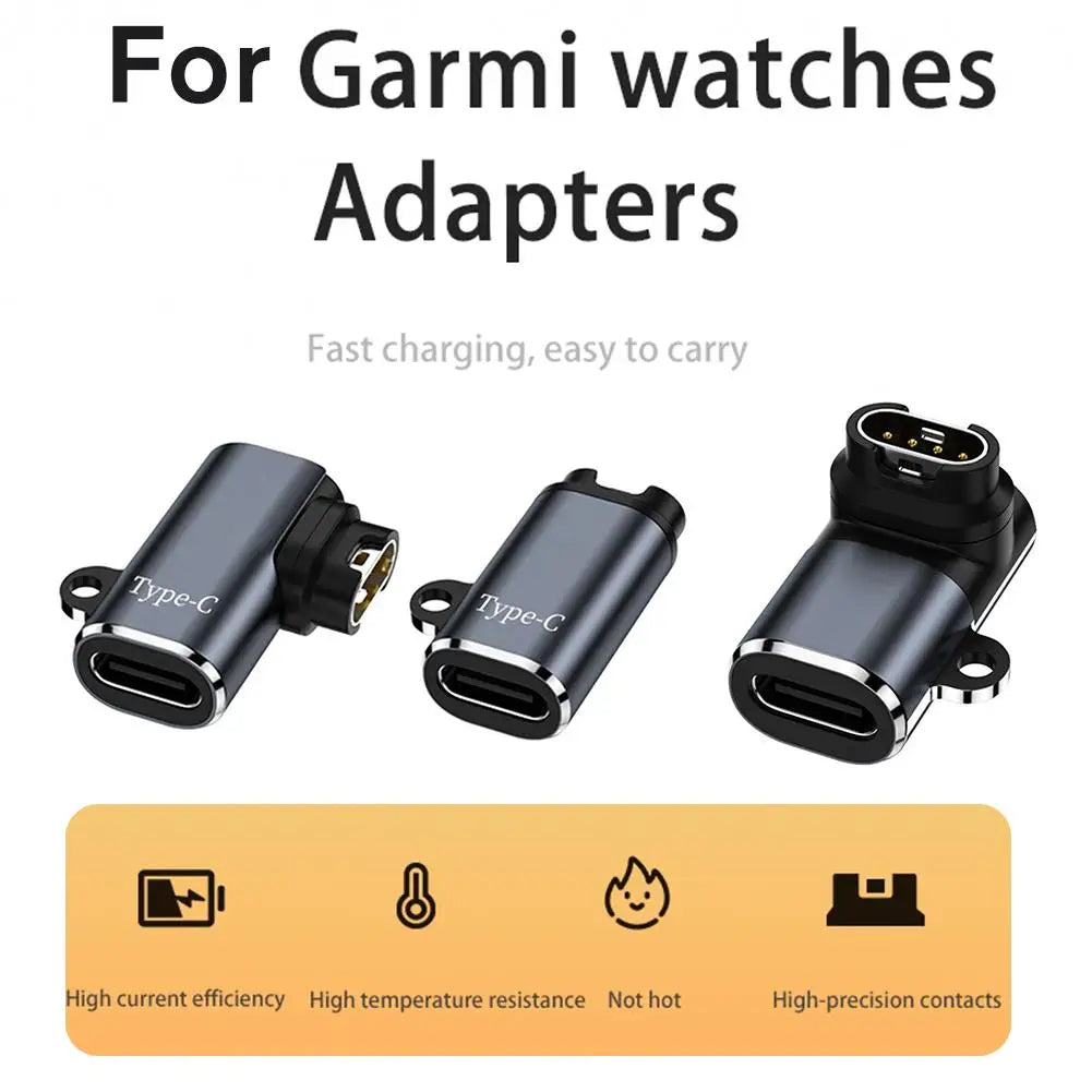 For Garmin Fenix 7 7X 5S 6 6X 6S PRO Forerunner 955 965 USB-C Charger Smartwatch Charger Adapter Garmin Charging Cable Adapter ﻿