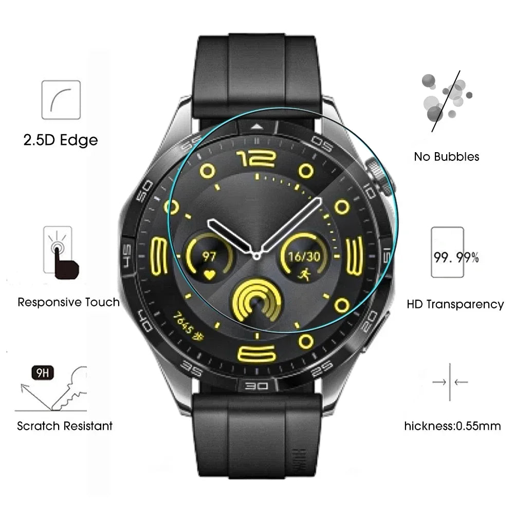 Screen Protector for Huawei Watch GT 6 5 4 3 2 GT5 GT6 Pro Runner 41MM 42MM 46MM SmartWatch Glass Protective Film for GT6 Cover