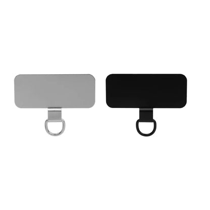 4/2PCS Ultra-thin Stainless Mobile Phone Lanyard XYun Gasket Upgrade Ears Bent Detachable Anti-lost  Tether Safety Connect Card