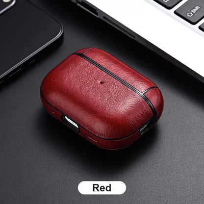 For Airpods Pro 3 Case Leather Business Earphone Case Headset Shell Headphone Cover For AirPod 4 3 Pro 2nd Gen USB C