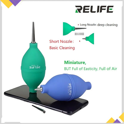 RL-043A Long Short Spay Mouth 2 Color Dust Air Blower Cleaner Ball for Phone PCB Board PC Keyboard Camera Lens Removing Retains
