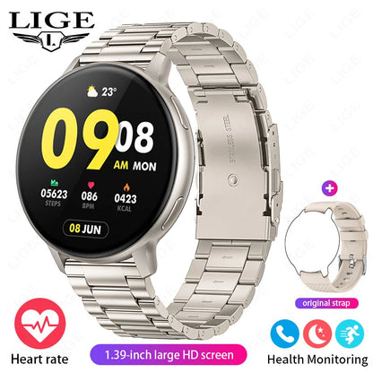 LIGE Bluetooth Call Smart Watch Women Fashion Watches Custom Dial Sport Fitness Health Tracker Smartwatch for Android IOS 2026