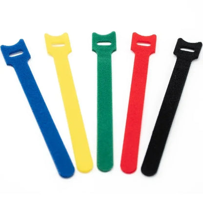 Reusable Hook and Loop Cable Ties Fastening Straps Multi-Purpose Wire Organizers for Computer/TV/Electronic Devices   20-50pcs