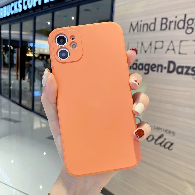 New Camera Protection Silicone Phone Case For iPhone 11 12 13 Pro Max 6 6s 7 8 Plus XR X XS MAX SE 2020 Mini Case Cover Cases