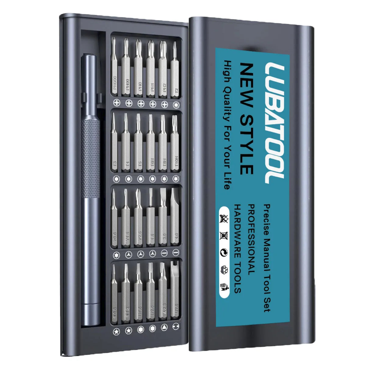 25 in 1 Precision Screwdriver Set Phillips Torx Magnetic Screw Driver Bit Professional Repair Tool Kit for IPhone Watch Camera