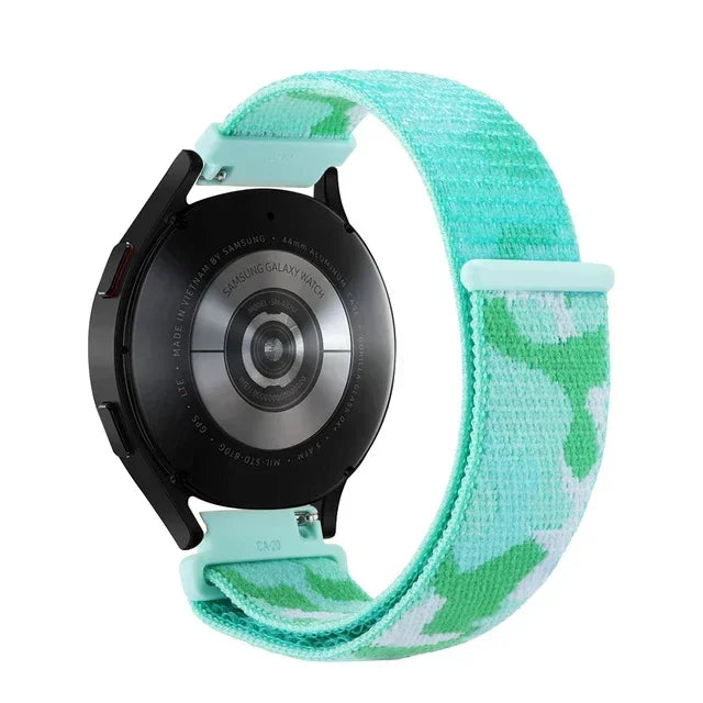 20mm 22mm Nylon Loop Strap For Garmin Forerunner 55 165 265 965 255 Active 5/Vivomove Trend/Vivoactive 5/Venu 3/2 Bracelet Belt