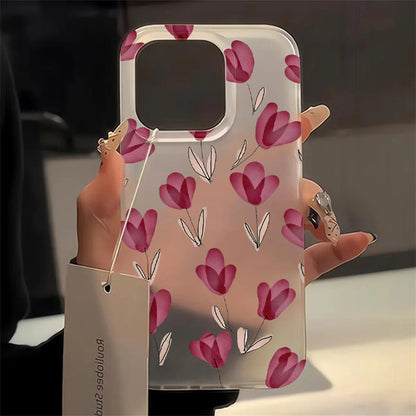 Transparent Matte Cases For iPhone 17 16 15 Case iPhone 16 Pro Max 15 14 12 11 13 Air Fundas Shockproof Cover Soft Phone Bumper