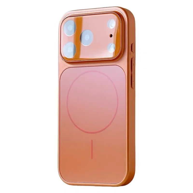 Luxury Original Matte Armor Phone Case For Magsafe For iPhone 17 Air 16 15 14 13 Pro Max Funda Wireless Charging Magnetic Cover