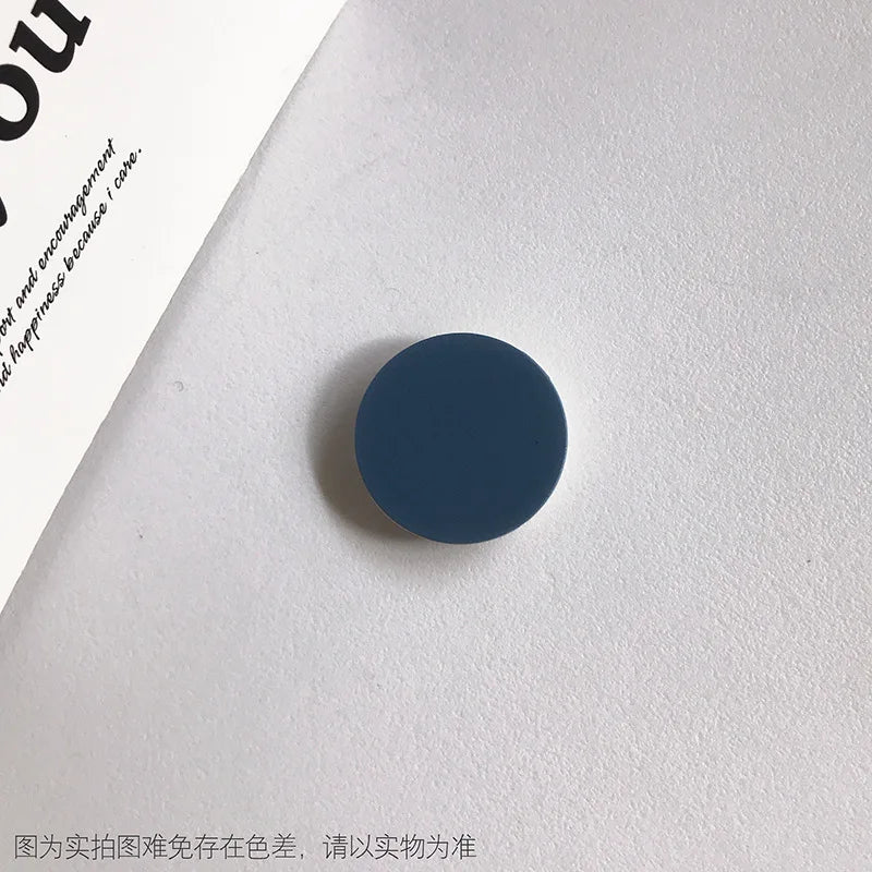 Finger Ring Holder Stand for IPhone 15 Samsung Support Telephone Mobilephones Grip Tok Folding Solid Color Pocket Socket Bracket