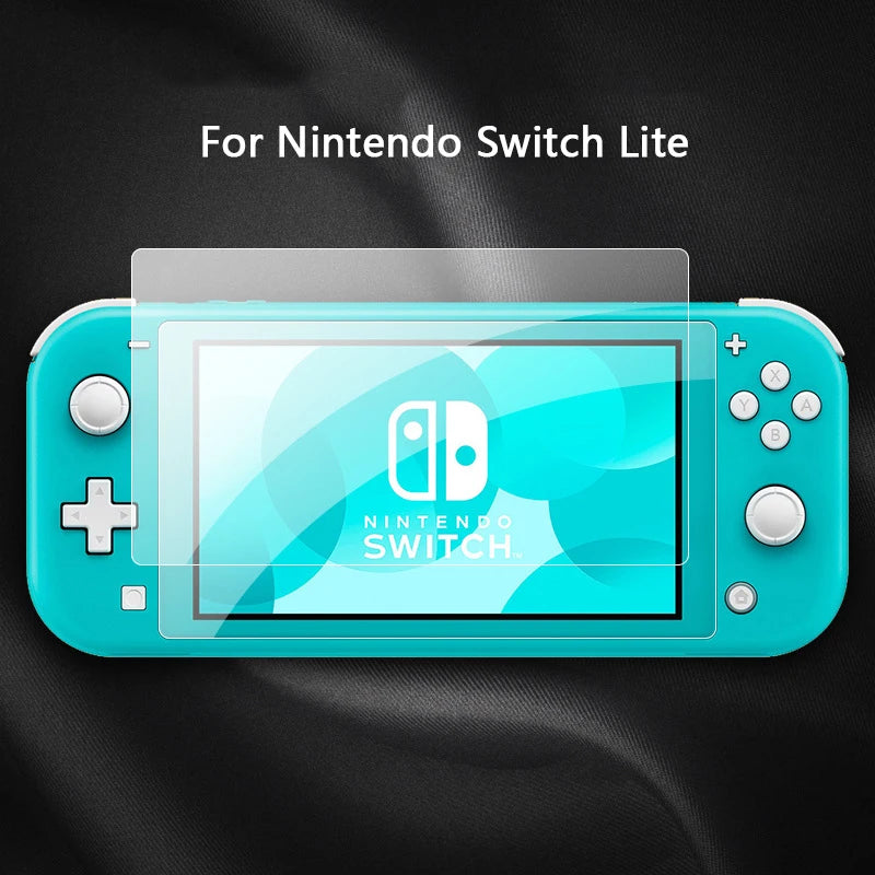 HD Premium Tempered Glass Screen Protector for NS Switch OLED/Switch/Lite, Anti-Scratch Screen Protective Tempered Glass