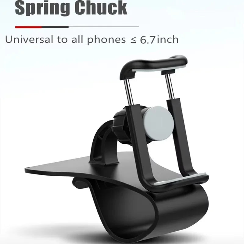 Universal Car Phone Holder 360° Rotatable Dashboard Mount Auto Grip Fixed Bracket for Smartphones