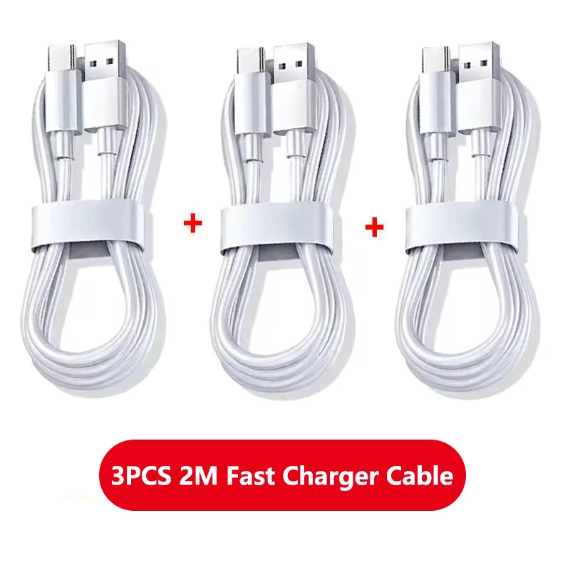3PCS 100W 6A Super Fast Charger Cable Fast USB Type C Charging Data Cord Quick Charger Cabletype c charger fast charging