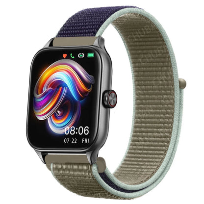 20mm 22mm Nylon Loop For Amazfit GTS4/2/3/3pro/2e/GTS2 Mini/GTR 4 42/47mm/GTR 2e/stratos bracelet for Amazfit bip/U/S/lite strap