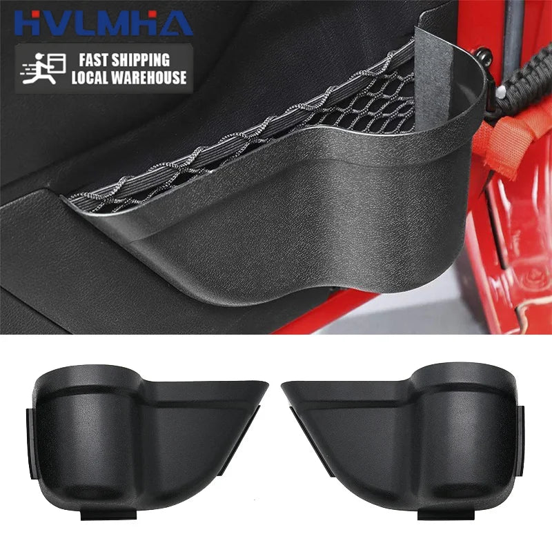 Car Storage Box Organizer Phone holder Multifunction Cup Garbage Front Door Side Hanging Pocket for Jeep Wrangler JK 2011-2017