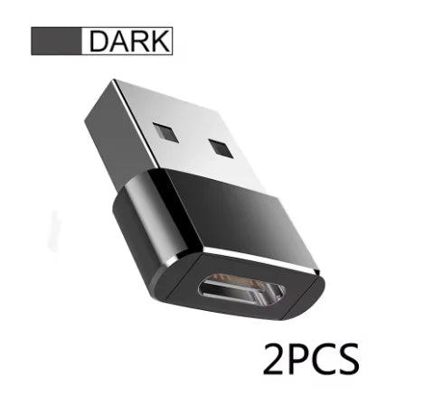 2Pcs USB To Type C OTG Adapter USB USB-C Male To Micro Type-c Female Converter For Macbook Samsung S20 USBC OTG Connector