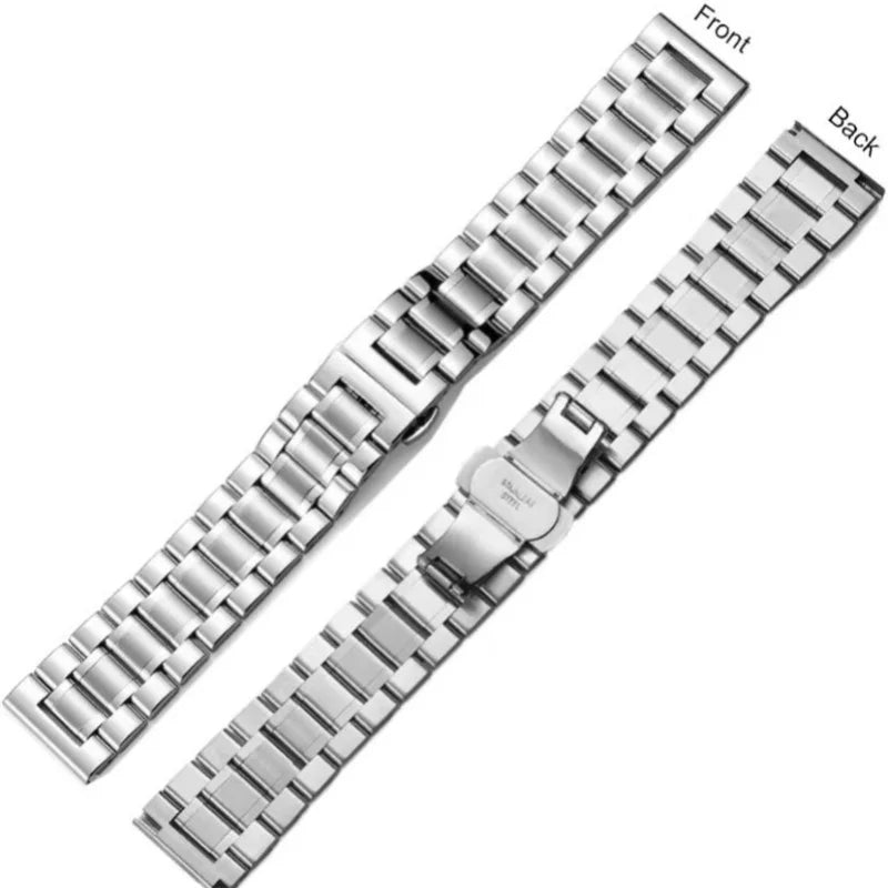 Replacement Metal Watch Bands, Stainless Steel Strap 20mm, 22mm, 24mmFits Samsung Galaxy ,Garmin ,Huawei Watch for Men Women