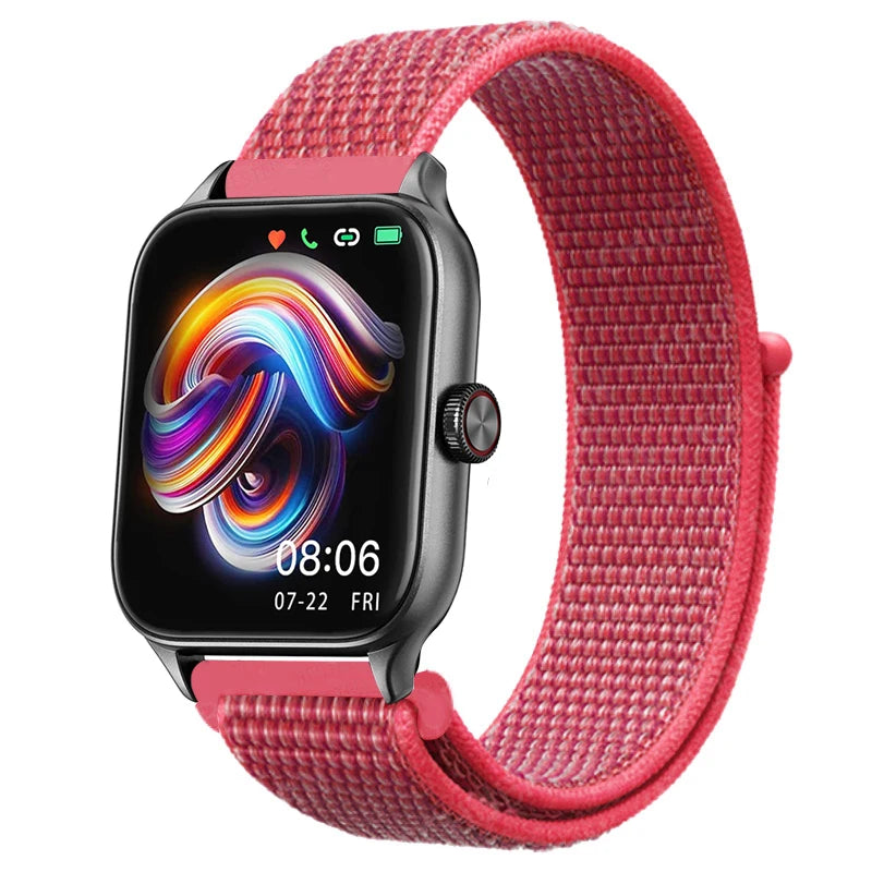 20mm 22mm Nylon Loop For Amazfit GTS4/2/3/3pro/2e/GTS2 Mini/GTR 4 42/47mm/GTR 2e/stratos bracelet for Amazfit bip/U/S/lite strap