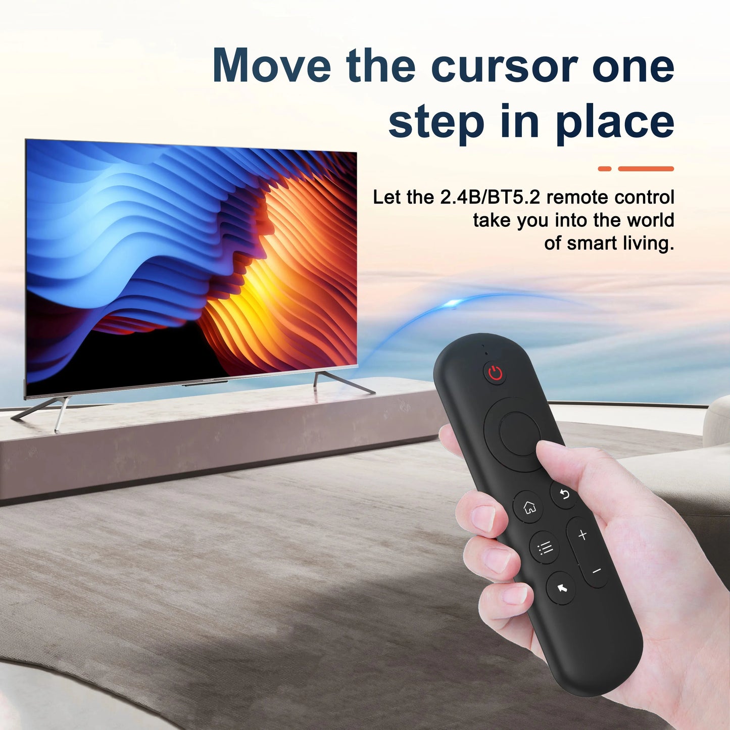 M5 Air Mouse Replacement Remote Control Wireless 2.4G Bluetooth With 7 Color Backlit Keyboard for Android TV Box