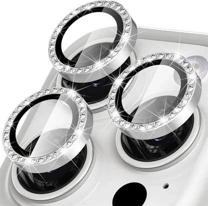 Glitter Diamond Rhinestone Camera Lens Protector for iPhone 17 Pro Max 16 16Pro 15 14  Plus 13 12 Mini 11 Air 17Pro 13Pro 12Pro