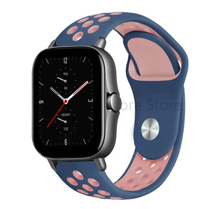 20mm 22mm Bracelet for Amazfit strap Silicone GTS/2/2e/GTS2 Mini/GTR 42mm/47mm/GTR2/2e/stratos Sport Watch band Amazfit bip 6 5