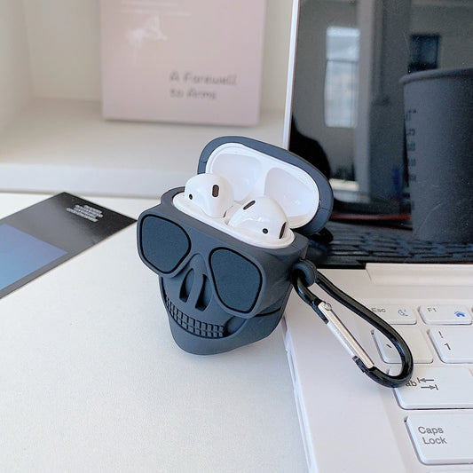 Cute 3D Cartoon Skulls Silicone Case For AirPods 2 3 Pro Pro2 Pro3 Earphone Headphone Protect Cover
