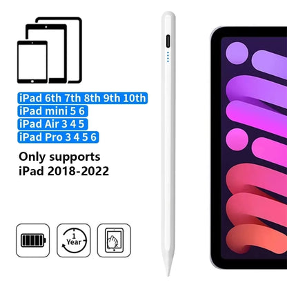 Aluminum Alloy Touch Screen Stylus Pen Compatible With Ipad Pro Air Mini, 10th 9th 8th 7th 6th