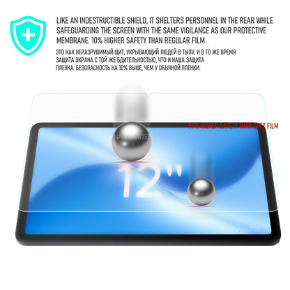 2 Pieces Full HD Scratch Proof Tempered Glass Film Screen Protector For DOOGEE U12 12-inch Tablet Protective Cover