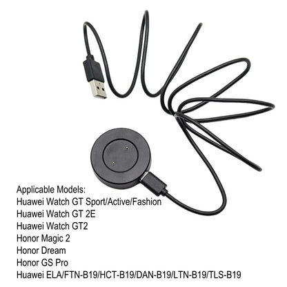 Magnetic Charger Type-C to USB Charging for Huawei Watch GT1, GT 2e, GT2, Honor Watch Magic 2, Dream, GS Pro Smart Charging Base