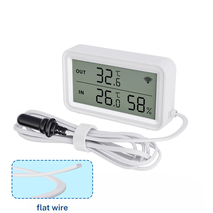 Tuya WiFi Temperature Humidity Sensor With External Probe APP Remote Control Thermometer Hygrometer Work With SmartLife Alexa