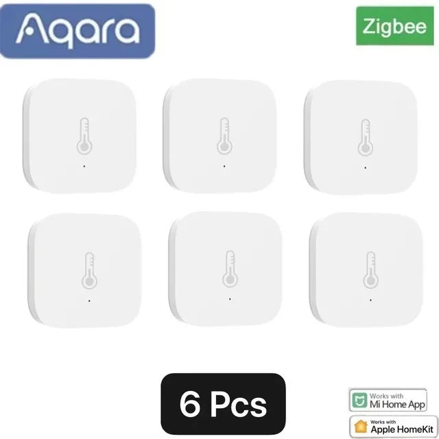 Global version Aqara Temperature Humidity Sensor Smart Air Pressure Sensor Zigbee Smart home For Xiaomi APP Mi home Homekit APP