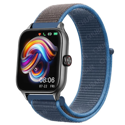 20mm 22mm Nylon Loop For Amazfit GTS4/2/3/3pro/2e/GTS2 Mini/GTR 4 42/47mm/GTR 2e/stratos bracelet for Amazfit bip/U/S/lite strap