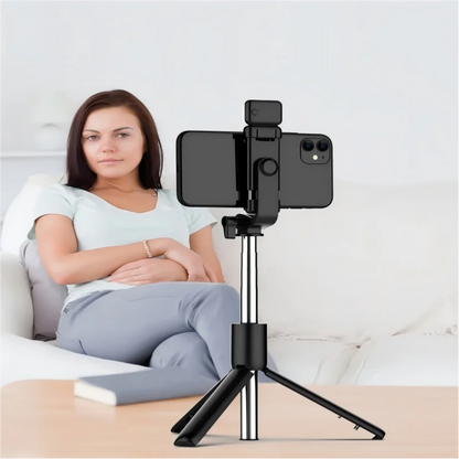 Selfie Stick Tripod With Bluetooth Wireless Remote Beauty Fill Light Phone Holder Stand Universal For All Smartphones