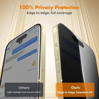 5Pcs 8K Dust free Install Privacy Tempered Glass For iPhone 17 16 15 14 13 11 12 Pro Max 16 Plus 17Air Anti-spy Screen Protector